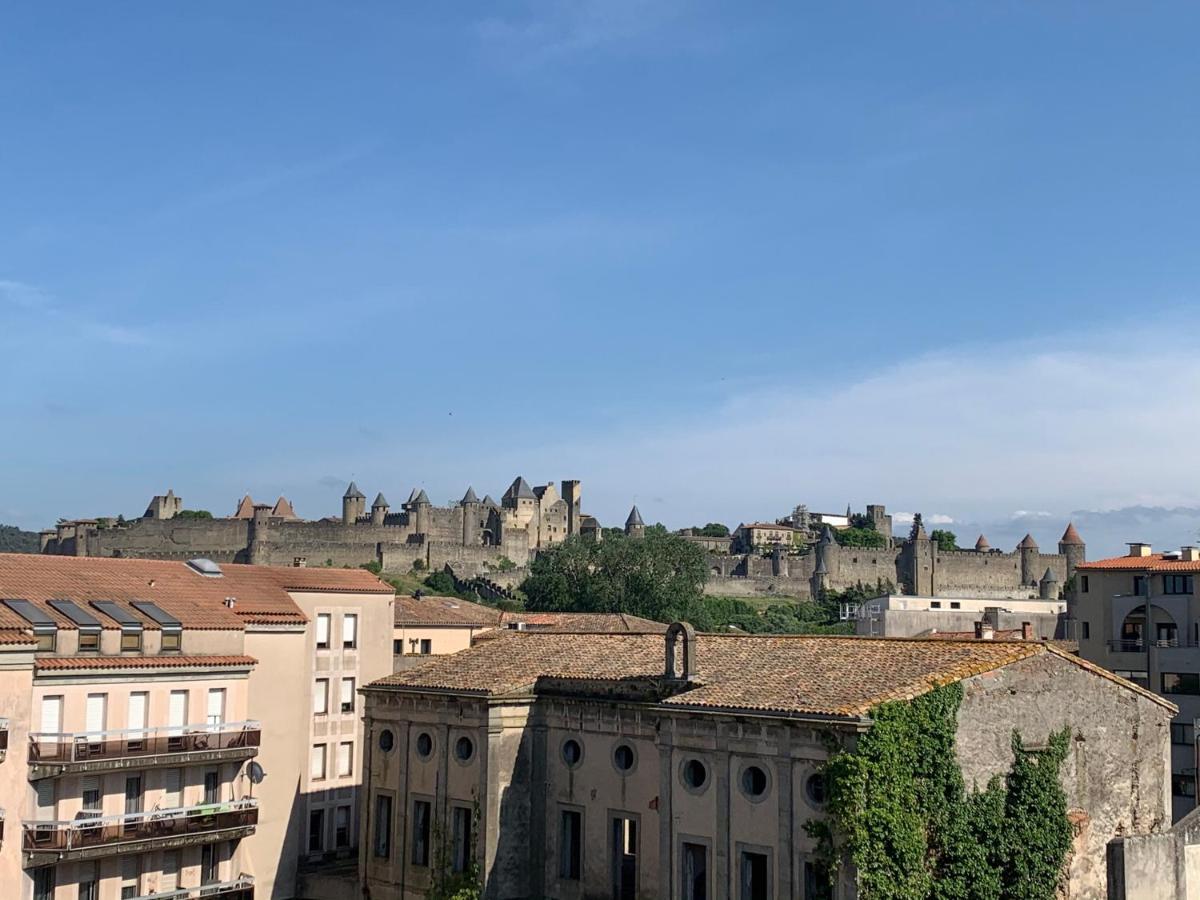 Appartement Vue Cite Medievale Carcassonne Exteriör bild